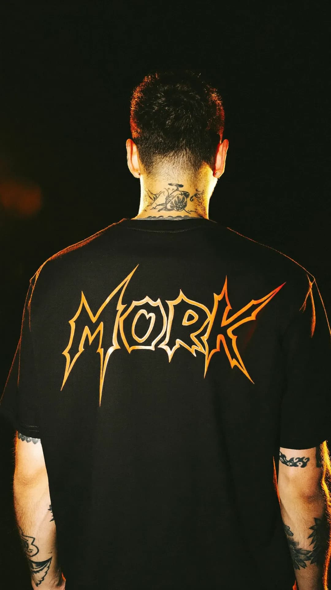 Maglietta Mörk Back Print